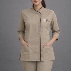 Hangerage Beige Male Staff Uniform Set – Polycotton Shirt &  Pant | Size (S-2XL)