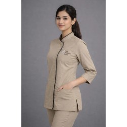 Hangerage Beige Male Staff Uniform Set – Polycotton Shirt &  Pant | Size (S-2XL)