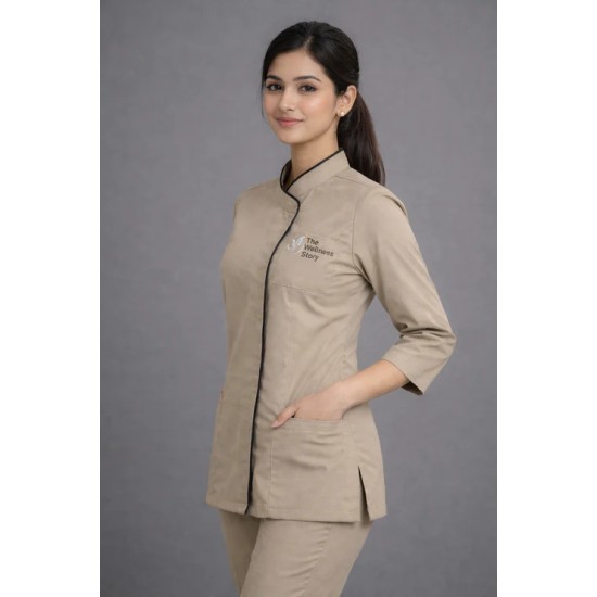 Hangerage Beige Male Staff Uniform Set – Polycotton Shirt &  Pant | Size (S-2XL)