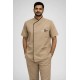 Hangerage Beige Male Staff Uniform Set – Polycotton Shirt &  Pant | Size (S-2XL)