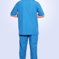 Hangerage Doctor Scrub Suit Teel Blue _Half Sleeves -Unisex