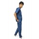 Hangerage Doctor Scrub Suit | Denim Scrub Suit | 4-Pockets Scrub Suit | Half Sleeves | V Neck | Unisex | 