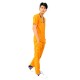 Hangerage Doctor Scrub Suit | Rust Color | 4-Pockets Scrub Suit | Half Sleeves | V Neck  | Unisex