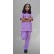 DOCTOR SCRUB SUIT -  LILAC  COLOR | V  NECK | UNISEX PATTERN 