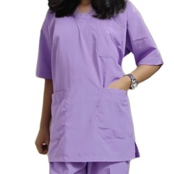 TRENDY  SCRUB SUIT |FEMALE | NAVY BLUE  COLOR | V  NECK |FABRIC POLY COTTON