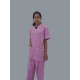 Hangerage Staff Dress || Unisex | Polycotton, Stylish, Comfortable | Half Sleeves | Style with White Pipine | Ideal For Health care Professionals | Color (Pink) Sizes XS - XXXL