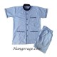 MALE STAFF DRESS -POLYSTER /COTTON FABRIC-LIGHT BLUE