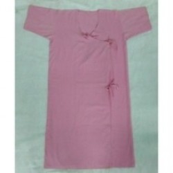 PATIENT GOWN, FRONT OPEN WITH HALF SLEEVES