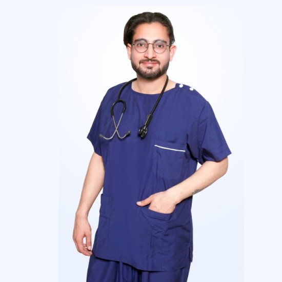 DOCTOR SCRUB SUIT -SHOULDER OPEN, BEST FITTED FOR MALE & FEMALE WITH UNISEX PATTERN 