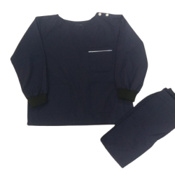 MEDICAL SCRUBS (STYLISH & COMFORMTABLE) NAVY BLUE