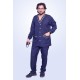 HANGERAGE DOCTOR SCRUB SUIT (FULL SLEEVES , FRONT BUTTONED)_NAVY BLUE_UNISEX