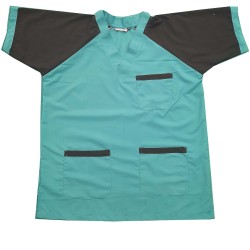 SCRUB SET-   SPORT LOOK- GREEN ND BLACK -UNISEX-POLYCOTTON