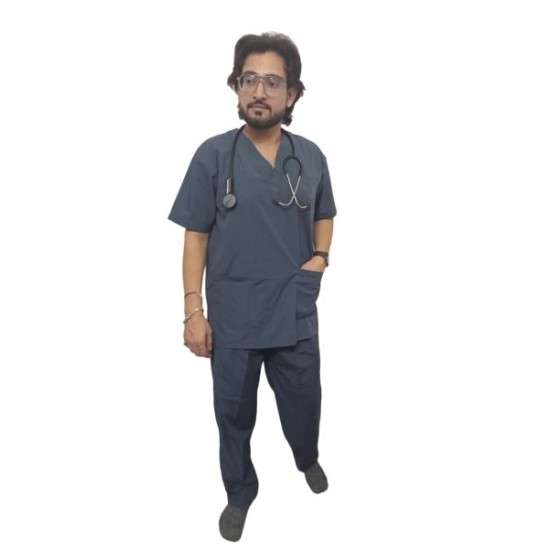 HANGERAGE DOCTOR  SCRUB SUIT- HALF SLEEVES- UNISEX