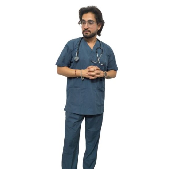 HANGERAGE DOCTOR  SCRUB SUIT- HALF SLEEVES- UNISEX