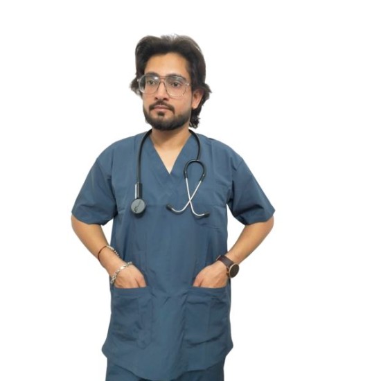 HANGERAGE DOCTOR  SCRUB SUIT- HALF SLEEVES- UNISEX