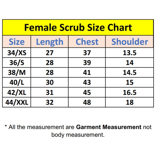  Hangerage Female  Scrub Suit | Mandarian Collar | Front Open | Indigo Blue Color | Stylish, Comfortable | Ideal For Health care Professionals | Sizes XS - 2XL