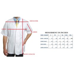  Hangerage Apron| Unisex | Stylish, Comfortable | Full Sleeves | Ideal For Health care Professionals | Sizes S - XXL