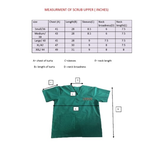 DOCTOR AND STAFF SCRUB SUIT -MAROON AND WHITE COLOUR (UNISEX)